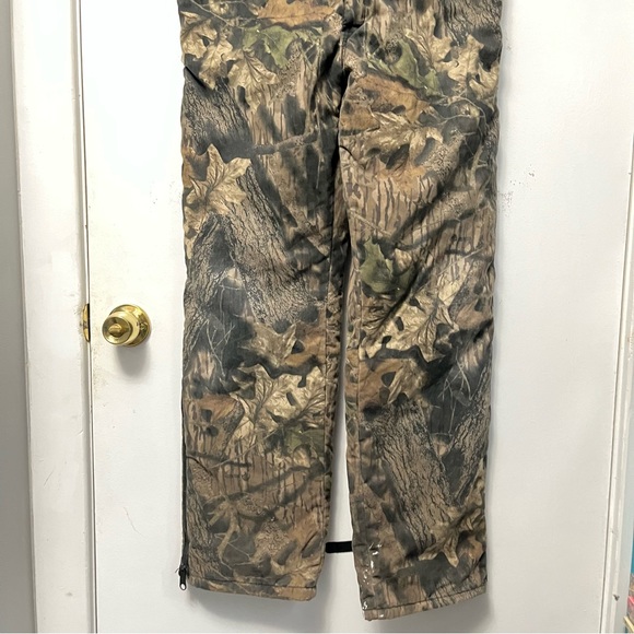 VTG CAMO OVERALLS REAL TREE CAMOUFLAGE HUNTING OUTDOOR AOP PANTS CARGO MOSSY OAK - Picture 6 of 13